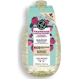 Yves Rocher - Bain de Nature - Douchegel - Framboos & Pepermunt - 600 ml