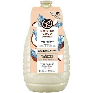 Yves Rocher - Kokosnoot - Douchegel - 600 ml - Navulverpakking