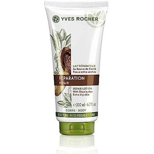 Yves Rocher lichaamsmelk reparatie met biologische sheaboter, 200 ml: dagelijkse verzorging voor een zeer droge huid
