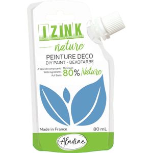 Aladine Aladine Izink Nature Decoverf 80 ml Azuurblauw