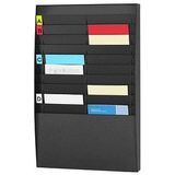 Paperflow wandfolderhouder A4, 2x10 vakken, zwart