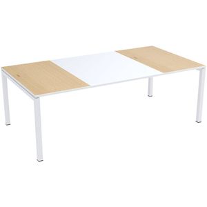 easyDesk® conferentietafel, h x b x d = 750 x 2200 x 1140 mm Paperflow