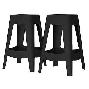 Paperflow Sitzhocker Bellini Höhe 68,5cm VE=5 Stück schwarz