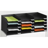 PAPERFLOW Sortierstation DIN A4 15-Fach  schwarz