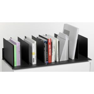 PAPERFLOW Buchstütze schwarz 85,8 x 32,3 x 23,3 cm