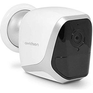 Avidsen - WiFi IP-camera voor buiten/binnen - WiFi verbonden - plug and play -standalone op batterijen of USB-adapter - bewegingsmelder -720p - 110° zicht - infrarood verlichting