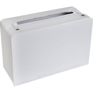 Santex Enveloppendoos koffer - Bruiloft - wit - karton - 24 x 16 cm
