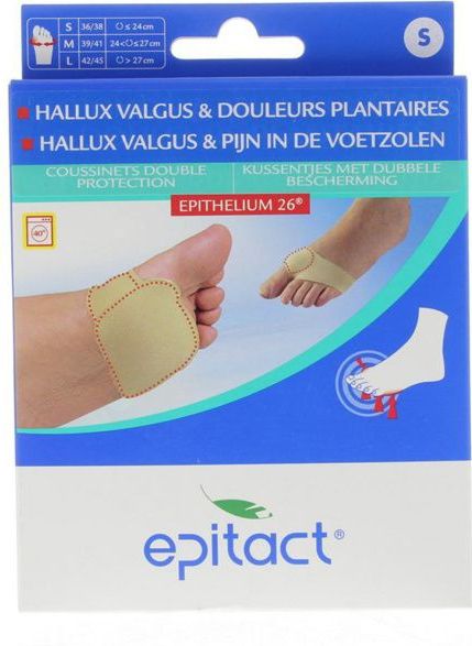 EPITACT - EPITHELIUM 26 - Kussentjes - Siliconengel - Bescherming Hallux Valgus