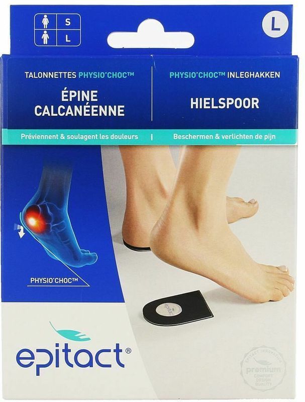Epitact Inleghakken Physio Choc Heer 1 Paar 0662