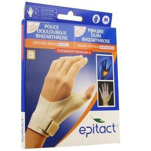 Epitact® Rhizarthrose Pijnlijk Duim - Rigide Orthese voor de Nacht Rechts Medium 1 Verband(en)