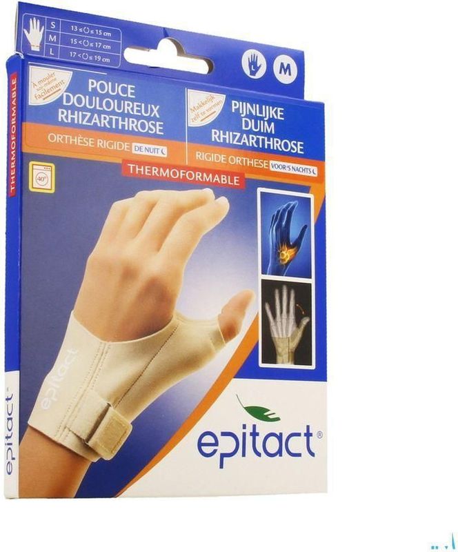 Epitact - Orthese - Voor Duim - Lichtgewicht - Aanpasbaar