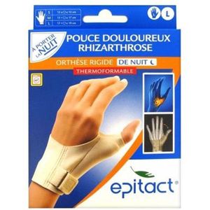 Epitact - Duim Orthese - Aanpasbaar - Lichtgewicht