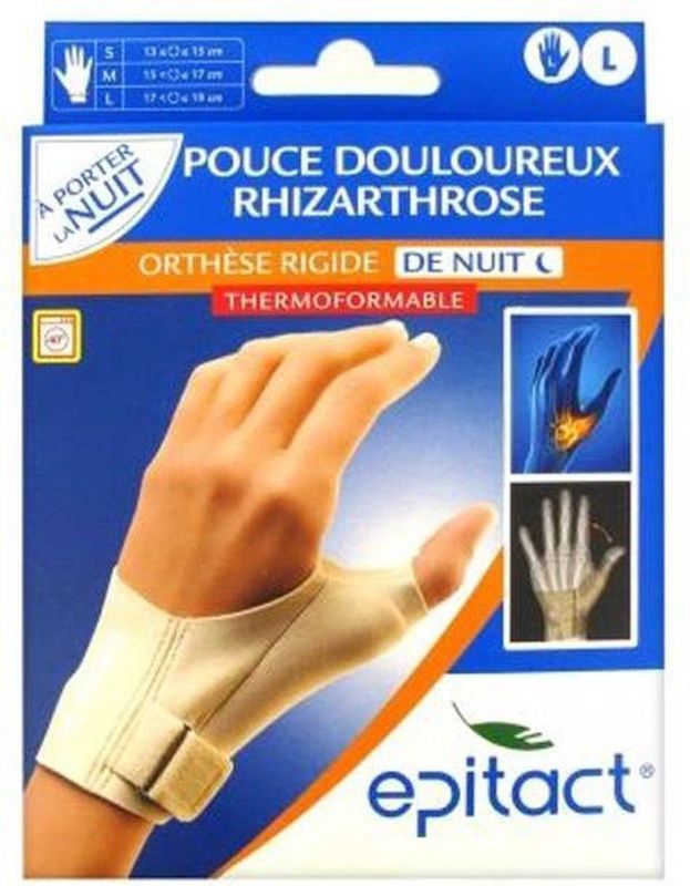 Epitact - Duim Orthese - Aanpasbaar - Lichtgewicht