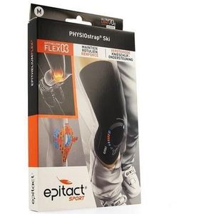 Epitheliumflex® 03 PHYSIOstrap™ Kniebandage - Silicone - Zwart