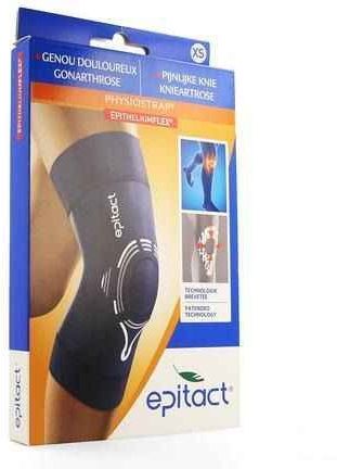 Epitact - Kniebescherming - Fysiostrap - Zwart - Epitheliumflex®