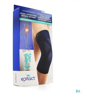 Bandage - Zwart - Elastisch - Geschikt voor Knieondersteuning