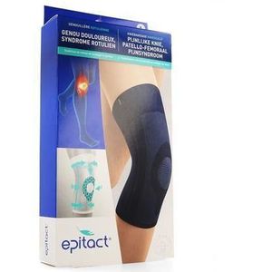 Epitact - Kniebandage - Zwart - Elastaan - Kunstmatige Epitheliumflex