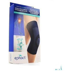 Epitact - Kniebandage - Zwart - Elatisch Geweven 3D-Tricot