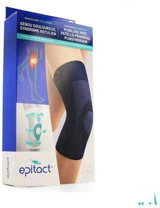Epitact - Kniebandage - Zwart - Elatisch Geweven 3D-Tricot