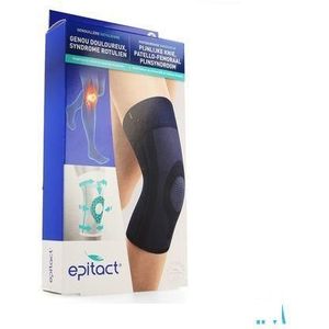 Epitact - Kniebandage - Zwart - Elastaan - Ondersteuning en Stabiliteit