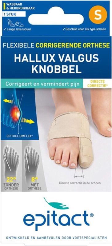 Epitact Hallux valgus corrigerende orthese maat 36/38 1 stuk