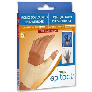 Epitact Flexibele Duimbrace - Zwart - Voor Duimartrose