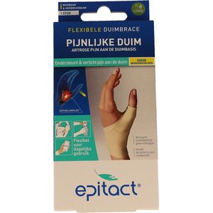 Epitact - Flexibele Duimbrace - Zwart - Synthetisch