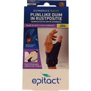 Epitact - Duim Orthese Nacht Rechts - 1 Stuks - Soepele Proprioceptieve Orthese