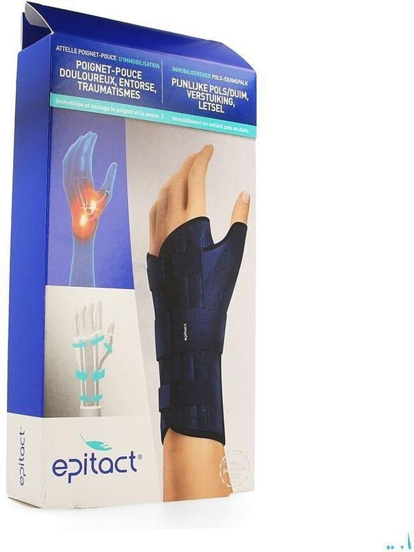 Spalk - Hand - Verstevigd - Klittenband - Anatomische Ondersteuning