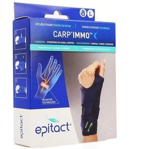 Epitact - Carp'immo Polsbrace Rechts - Zwart - Materiaal: Epitact