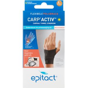 Epitact - Carp Activ - Polsbrace - Zwart - Flexibel - Ondersteuning