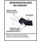 Epitact - Carp activ rechts M - 1 Stuks (flexibele polsbrace)