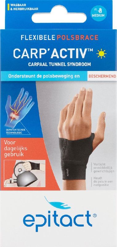 Epitact - Carp activ rechts M - 1 Stuks (flexibele polsbrace)