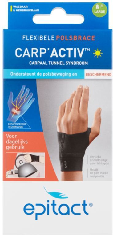 Epitact Carp activ rechts - Large - Ondersteunt de polsbeweging