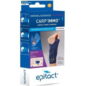 Epitact - Carp'Immo - Immobiliserende Polsbrace - Zwart - Materiaal: Synthetisch