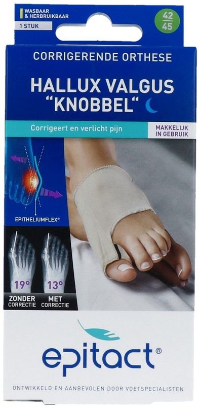 Epitact - Hallux Valgus Corrigerende Orthese - Nacht - Epitheliumflex - 1 Stuk
