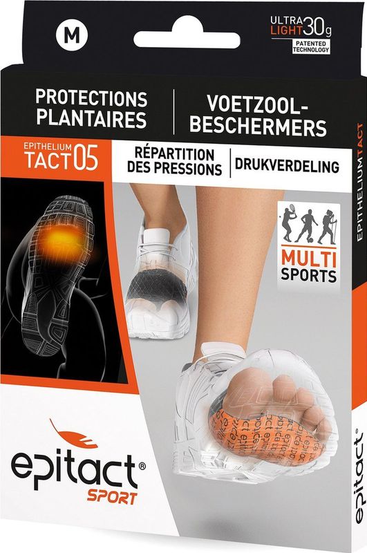 Epitact - Voetzool Beschermers - Silicone - Transparant