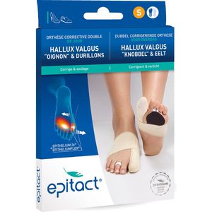 Epitact Hallux valgus - knobbel en Eelt - corrigerende orthese - Linker voet - Small