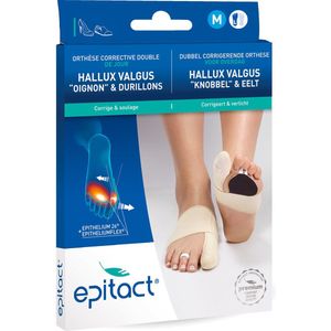 Epitact Hallux valgus - knobbel en Eelt - corrigerende orthese - Linker voet - Medium