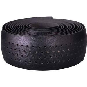 Guidoline stuurlint Velox Performance Line ø2.5x30mm 1.90m geperforeerd - mat zwart