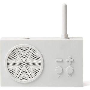 Lexon - Tykho 3 - Bluetooth Badkamer Radio - Wit - Spatwaterdicht, Ingebouwde Lithium Batterij