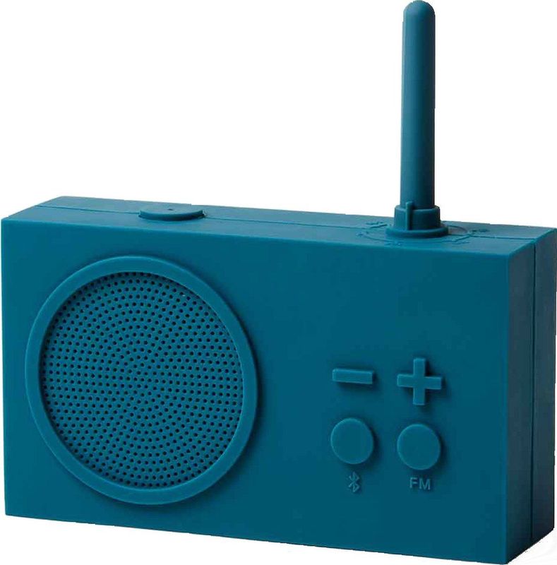 Lexon - Tykho 3 - Badkamerradio - Blauw - Bluetoothspeaker - Waterdicht