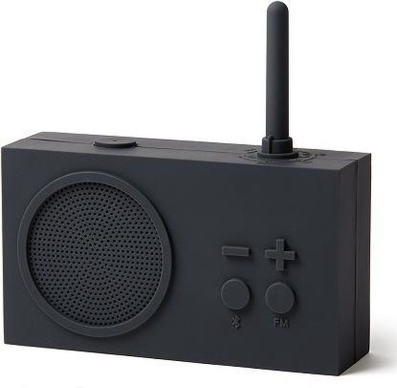 Lexon - Tykho3 - Badkamer Radio - Donkergrijs - Bluetooth
