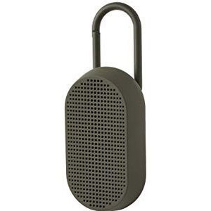Lexon MINO T Waterdichte Bluetooth® luidspreker met karabijnhaak - Khaki