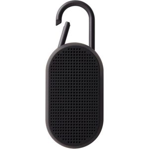 Lexon MINO T Bluetooth-luidspreker met karabijnhaak, waterafstotend, zwart