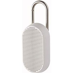 Lexon MINO T Waterbestendige Bluetooth® luidspreker met karabijnhaak - Mat Wit