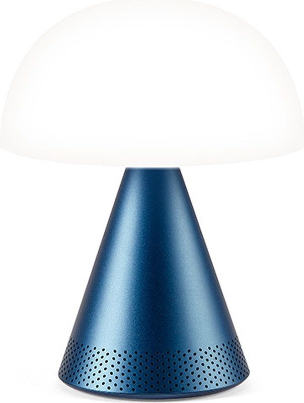 Lexon Design MINA L Audio Portable Audio LED Lamp - DarkBlue