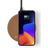 Lexon Design OSLO Energy + QI Charger Speaker - Camel