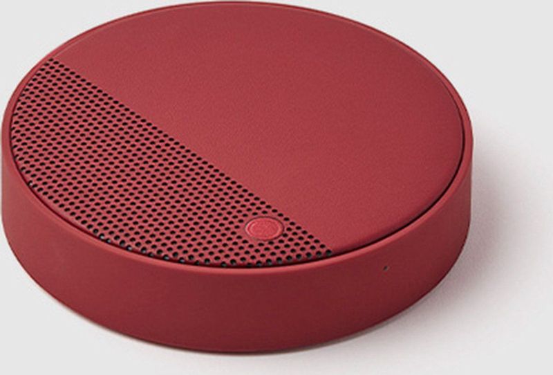 Lexon Design OSLO Energy + QI Charger Speaker - Dark Red