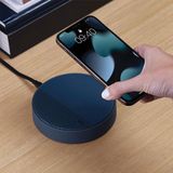 Lexon Design OSLO Energy + QI Charger Speaker - Dark Blue